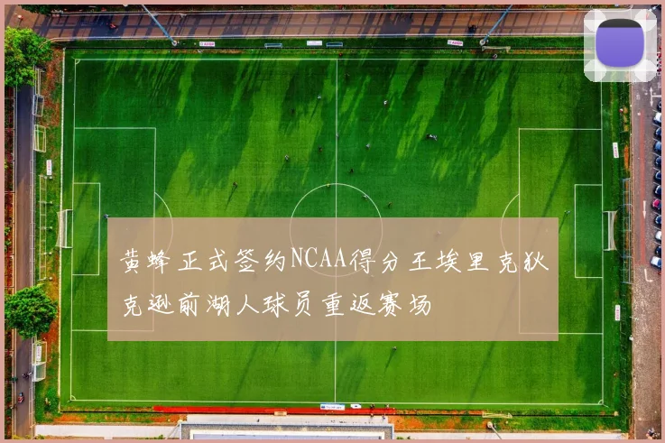 黄蜂正式签约NCAA得分王埃里克狄克逊前湖人球员重返赛场